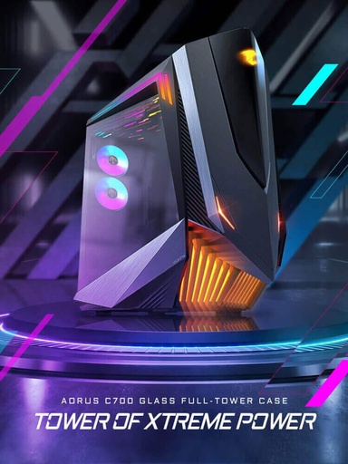 CASE AORUS C700 WITH 5 FANS